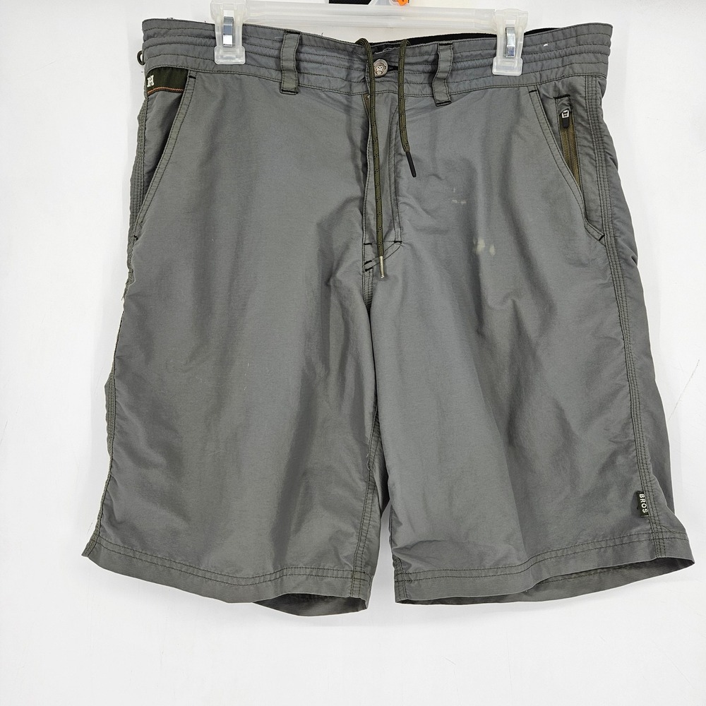 Howler Bros Shorts Mens 35 Gray Canva Workwear Outdoors Western FLAWS‎